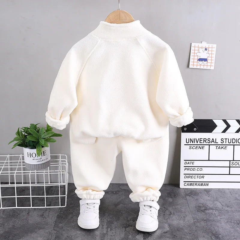Unisex casual sports two-piece set for baby toddler outdoor clothing sets