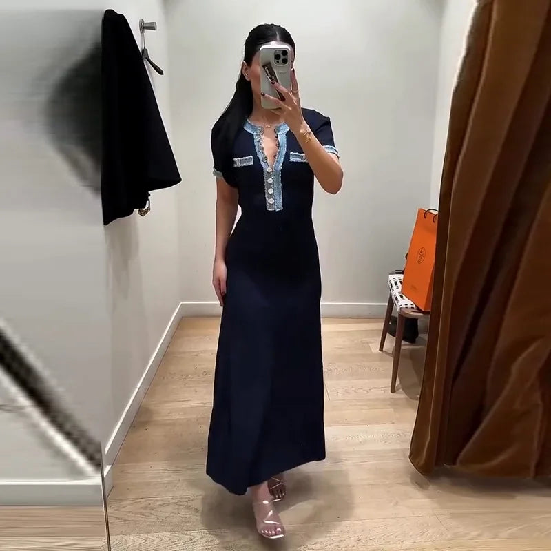 Women Blush & Button Babe Dress
