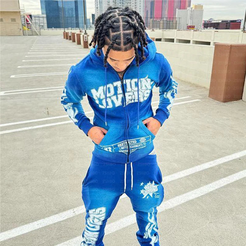 Unisex Hoodie Sweatshirt Punk Retro Aesthetic Jacket Top Women's Hooded Coat Y2K Clothing