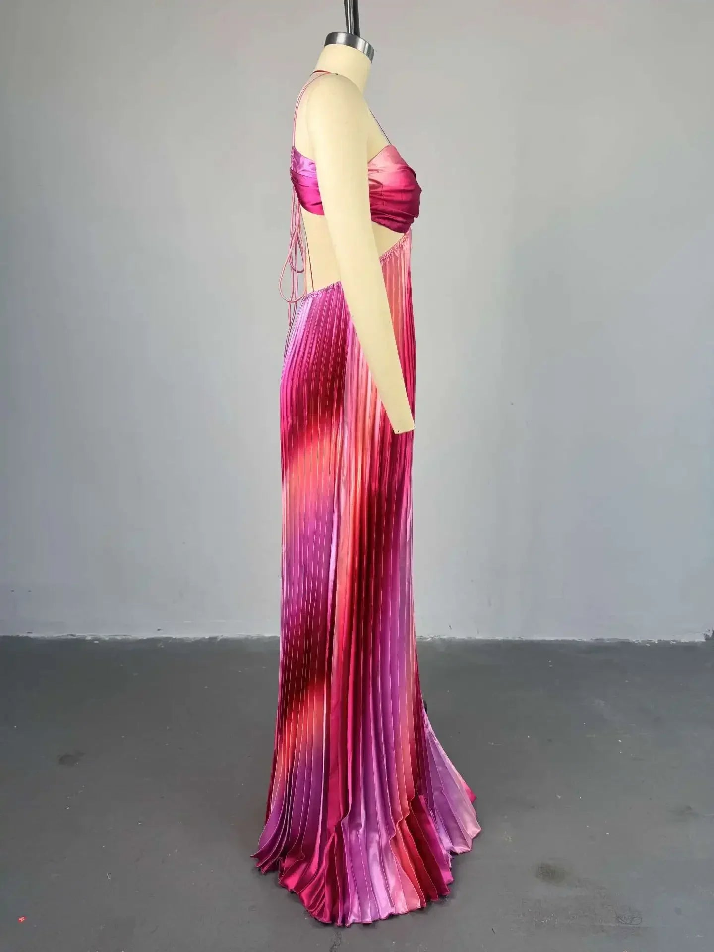 Lagoon Luxe Gradient Floor-Length Long Women Dress