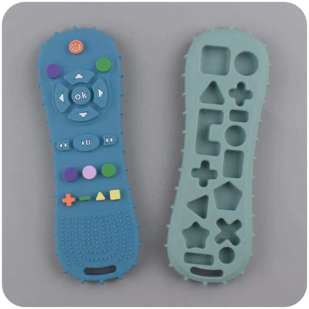 Baby Chew Teething Game Controller Shape Silicone Teething Toy for Babies 6-12 Months Gifts Sensory Educational
