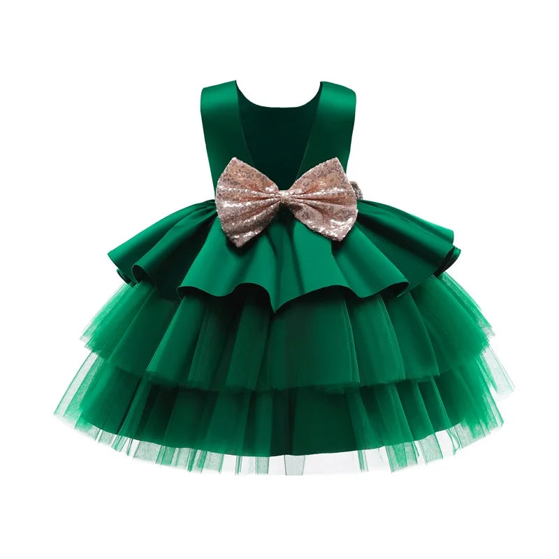 Princess Dress Wedding Birthday Tutu Prom Children Elegant Party Communion Clothes