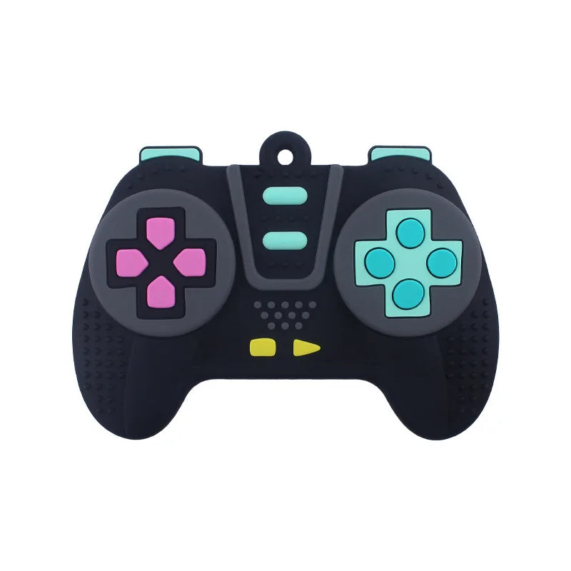 Baby Chew Teething Game Controller Shape Silicone Teething Toy for Babies 6-12 Months Gifts Sensory Educational