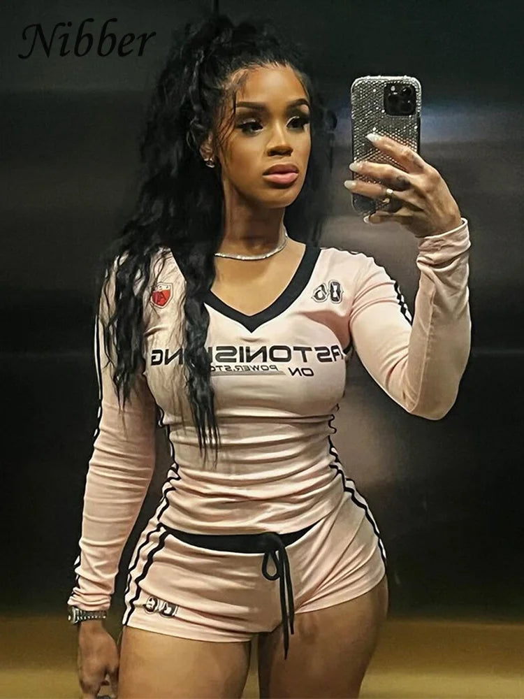 Vital Pulse Letter Print Co-Ord Set