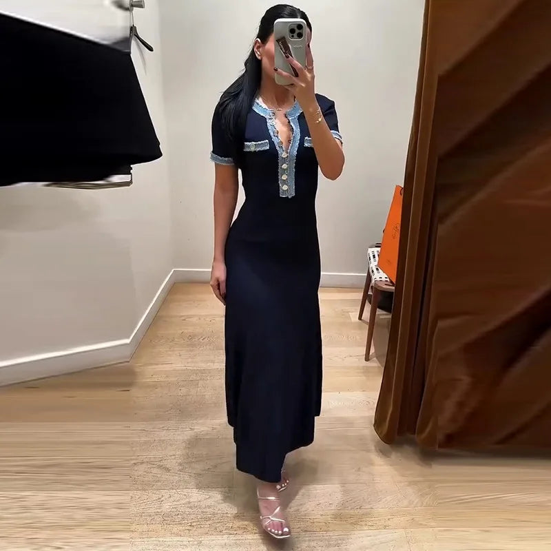 Women Blush & Button Babe Dress
