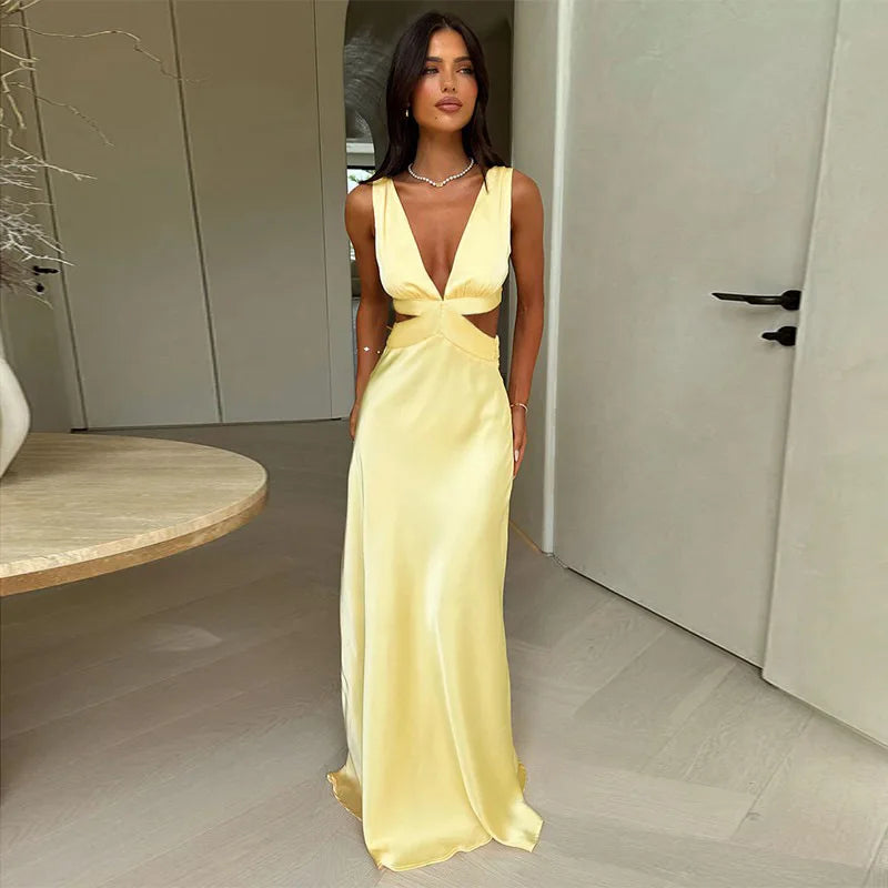 Sun-Kissed & Sculpted Hollow Out Dresses