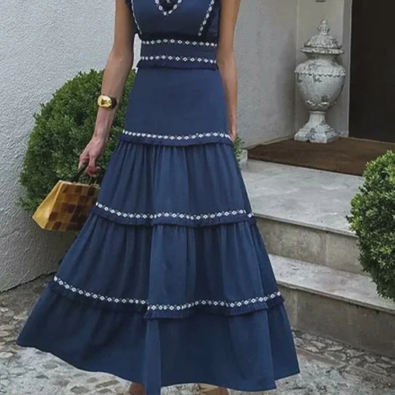 Coastal Blue Muse Vintage Slip Dress