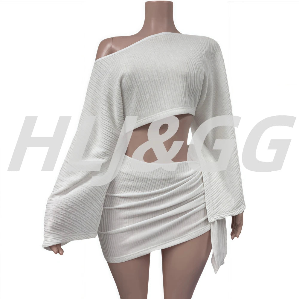 Effortless Glow Off-Shoulder Co-Ord