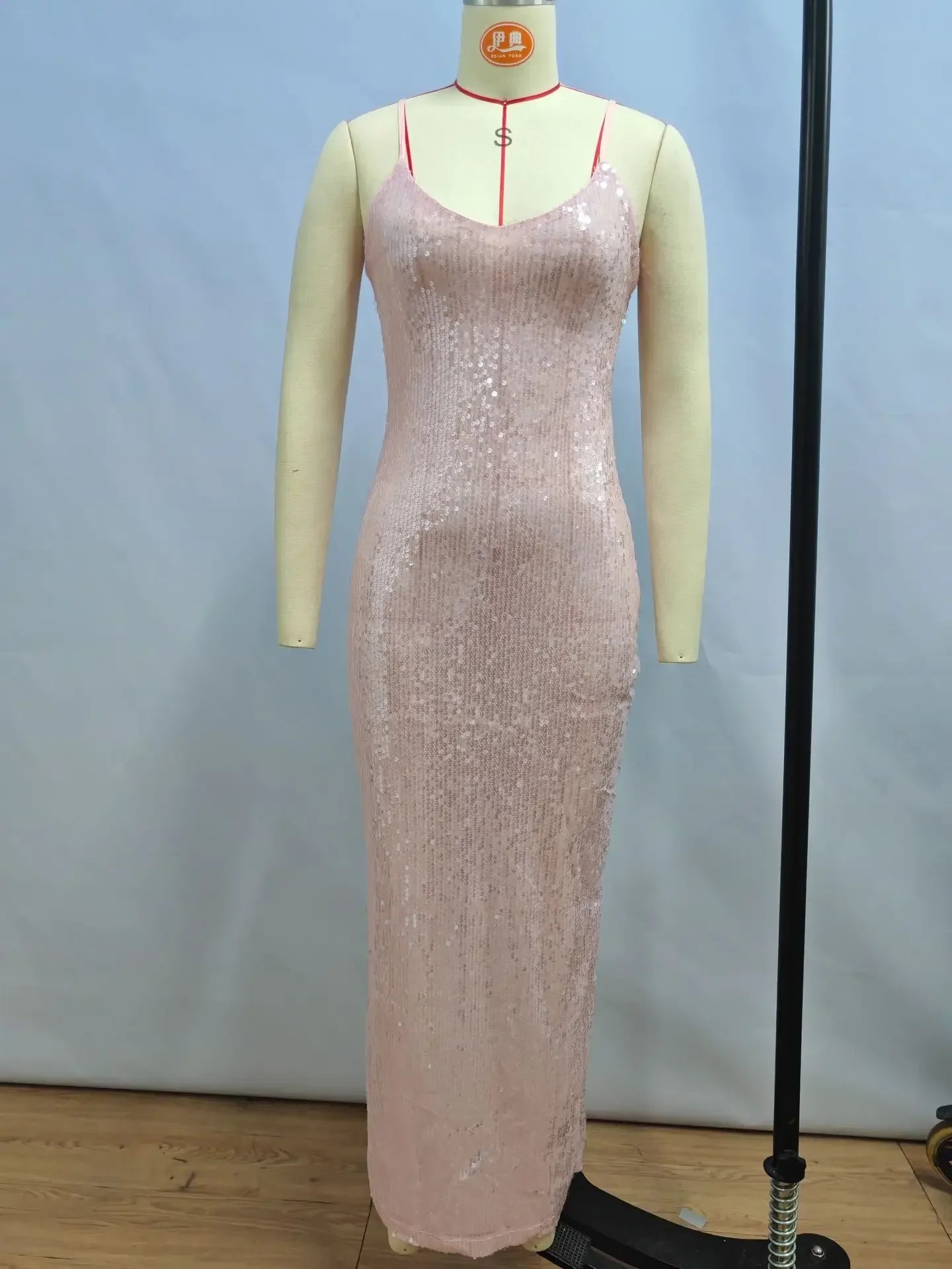 Shimmer Escape Sequin Long Dress