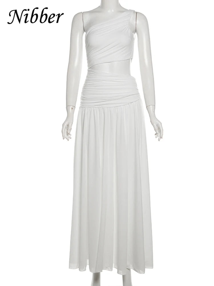 Indie Muse Off-Shoulder Maxi Dress
