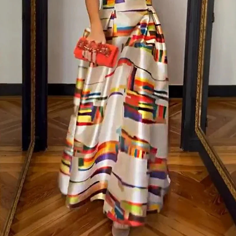 Elegant Essence Pleated Maxi Dress