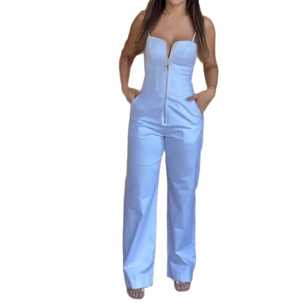 Power Poise Spaghetti Strap Jumpsuit