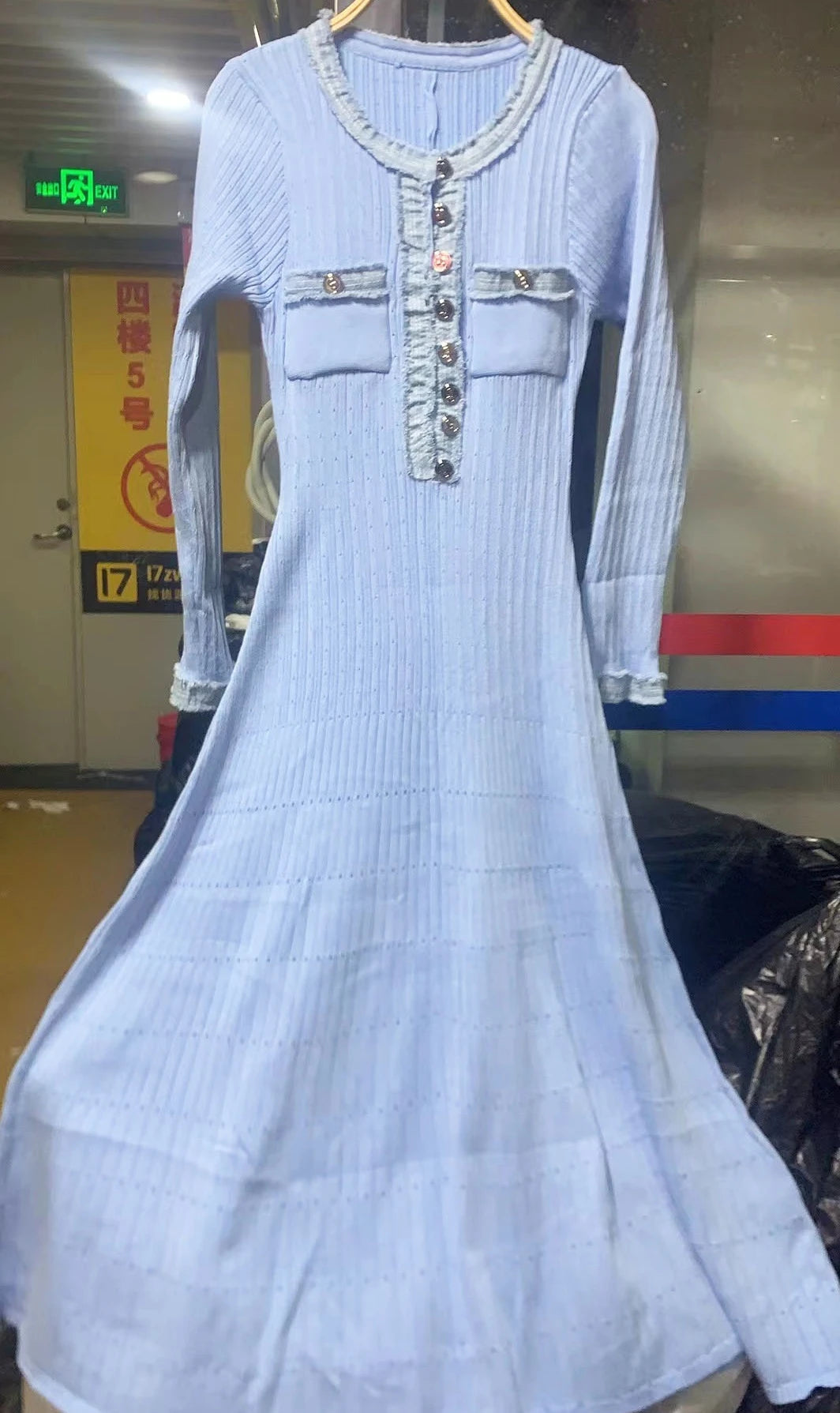 Women Blush & Button Babe Dress