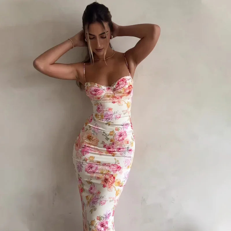 Sunkissed Petal Play Slip Mini Dress