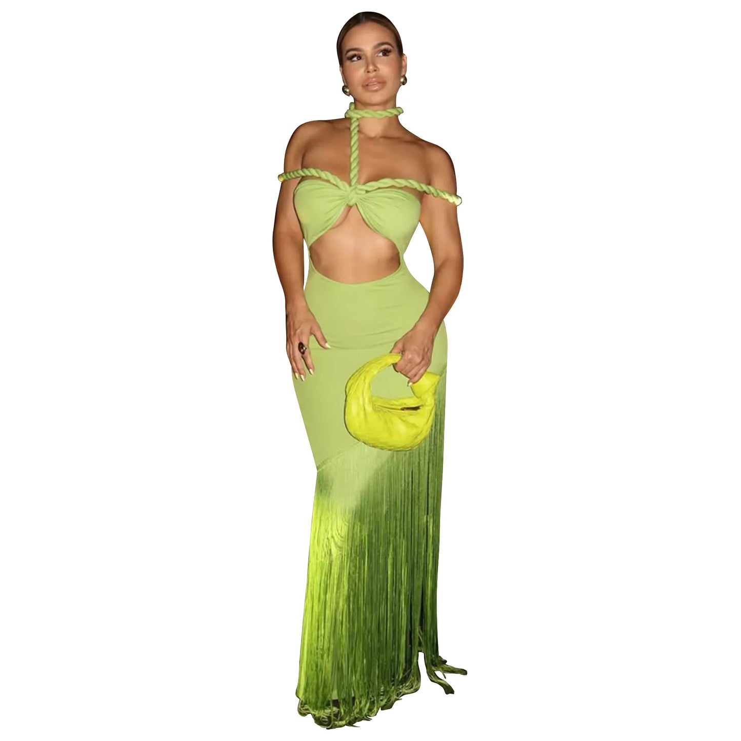 Women FringeMuse Maxi Dress