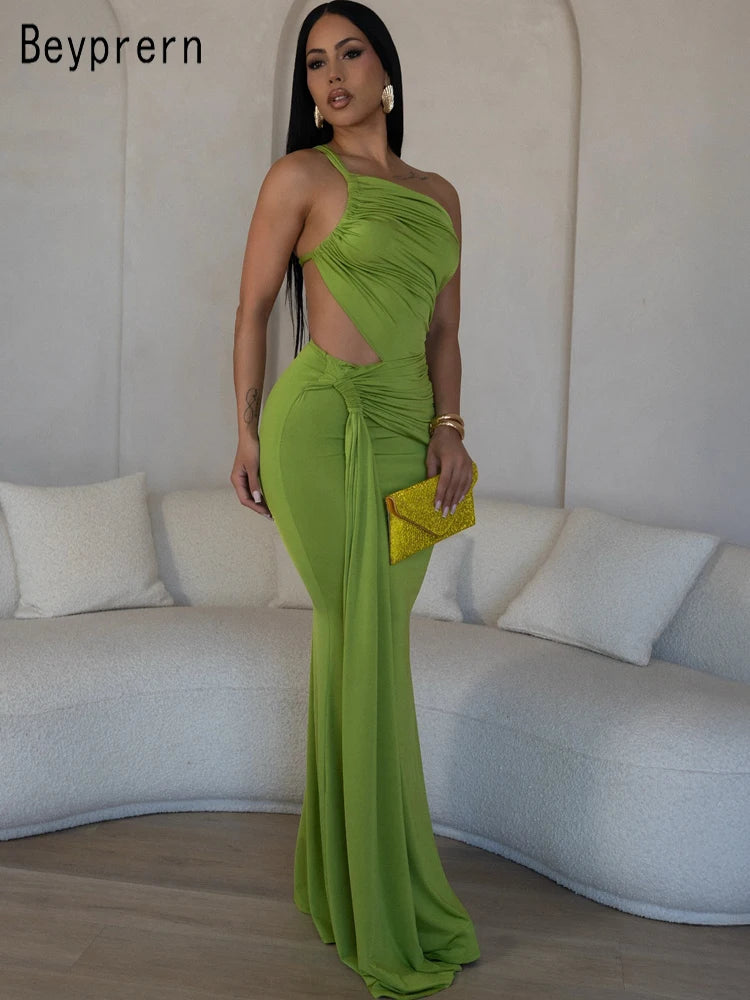 Women's Cut-Out After Dark Goddess Maxi Dress