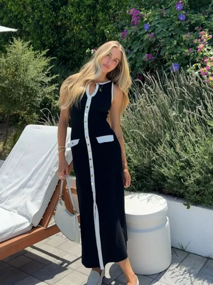 Women Knit Blacked Out & Buttoned Up The 2025 Signature Co-Ord Set