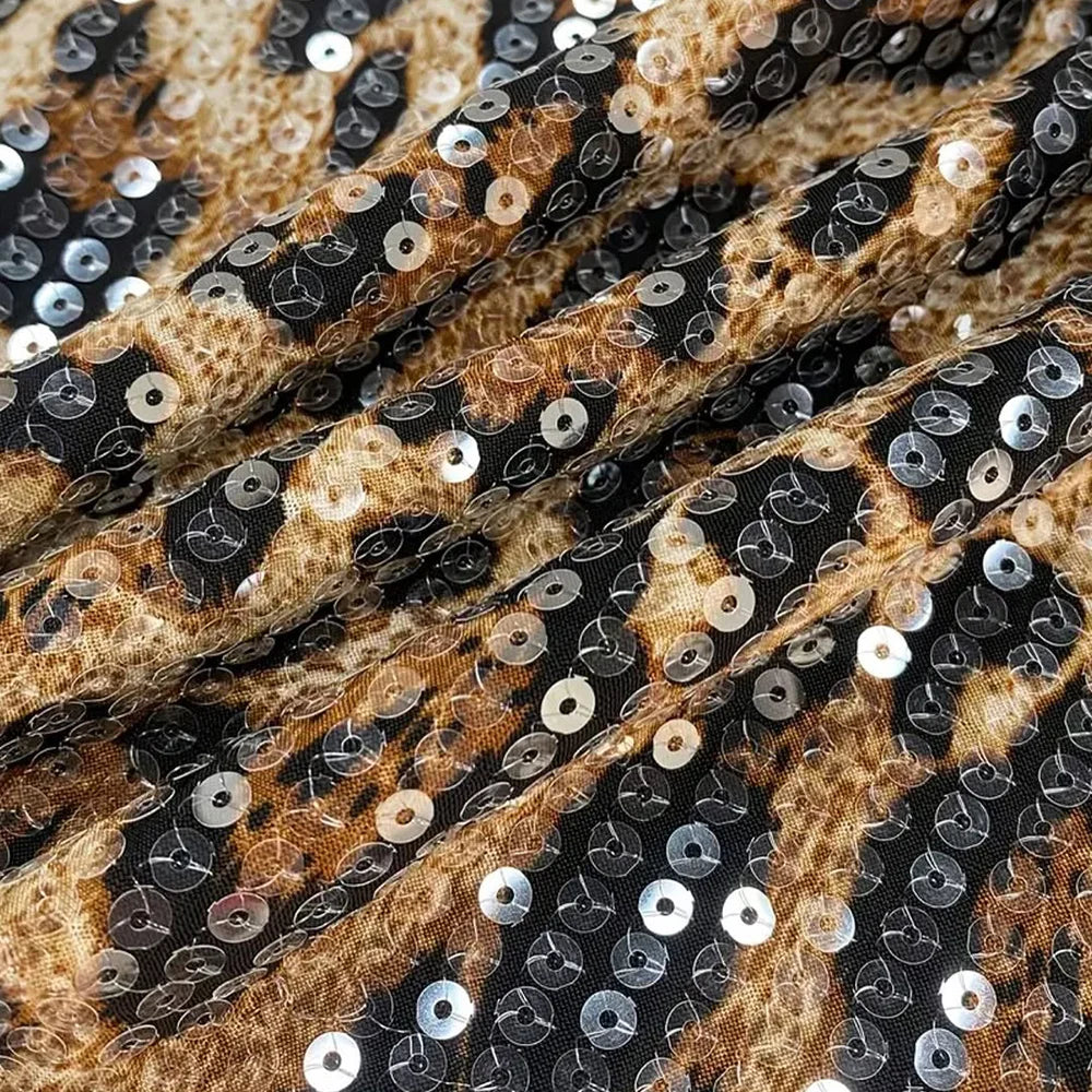 Leopard Luxe Midi Dress