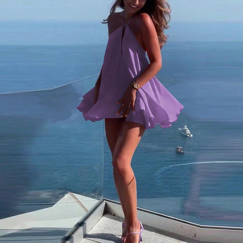 Elegant Effortlessly A-Line Mini Dress