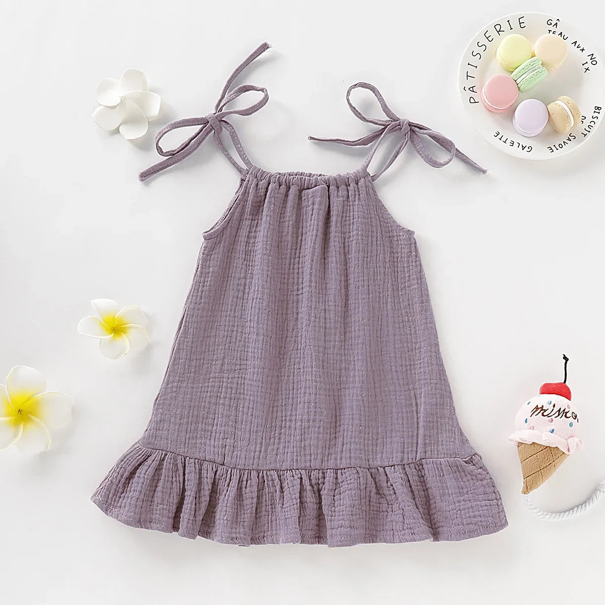 Toddler Baby Girl Sleeveless Ruffles Dress
