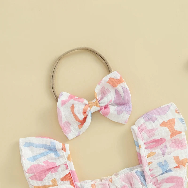 Sweet Newborn Baby Girls Casual Rompers Watermelon/Strawberry/Bow