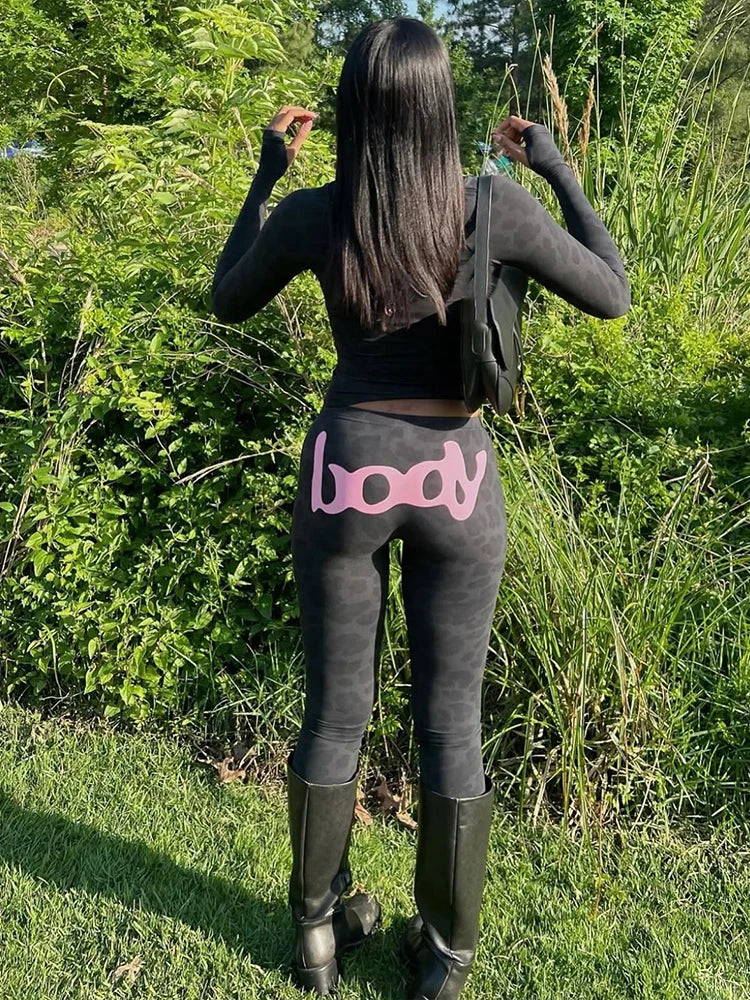 Urban Edge Letter Print Co-Ord Set