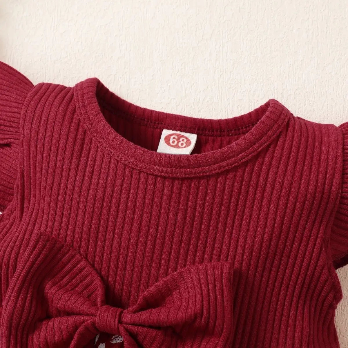Toddler Sweet Bow Fly Sleeve Dress Dress