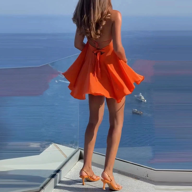 Elegant Effortlessly A-Line Mini Dress