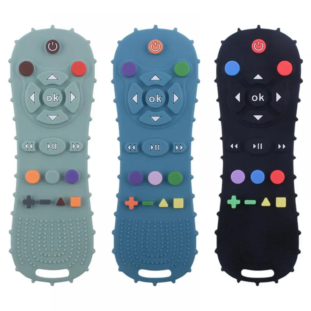 Baby Chew Teething Game Controller Shape Silicone Teething Toy for Babies 6-12 Months Gifts Sensory Educational