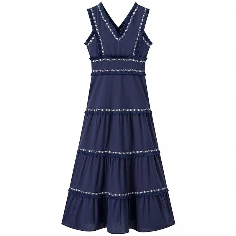 Coastal Blue Muse Vintage Slip Dress