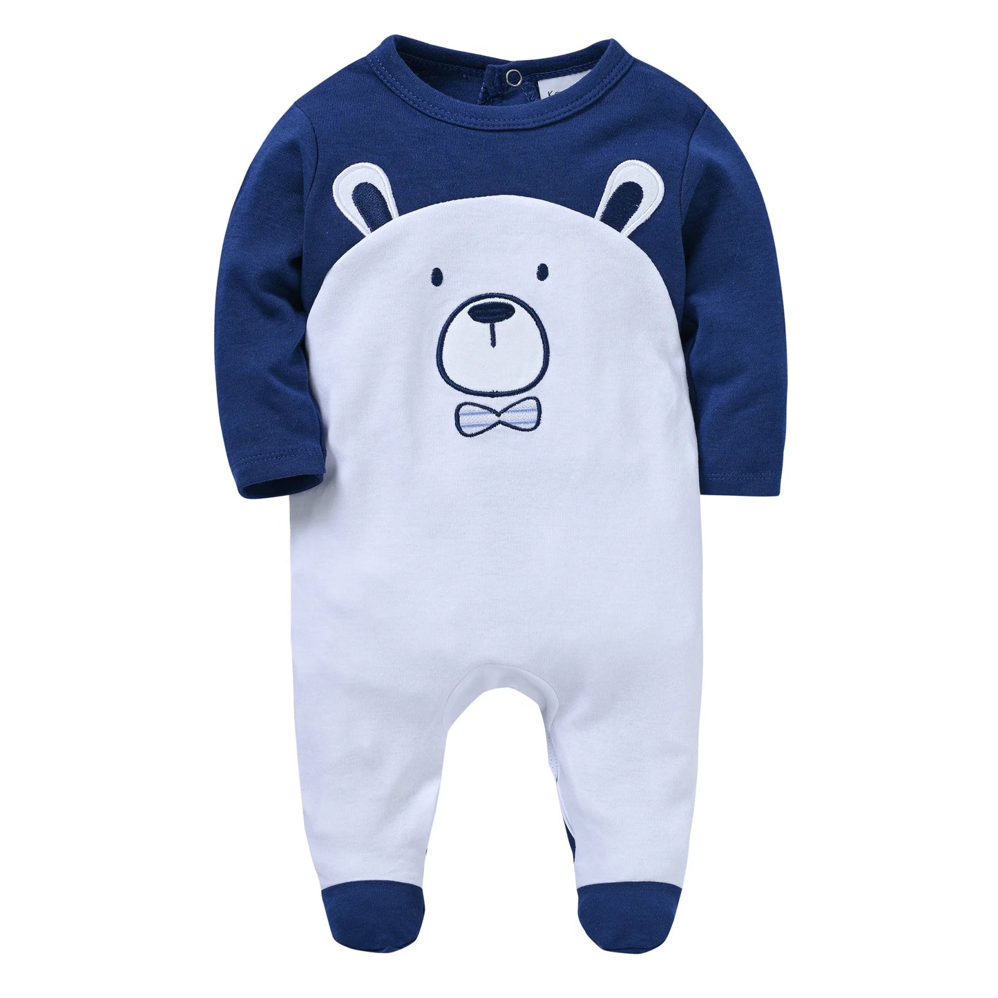 KAVKAS Baby Boys Clothing Cotton Cartoon Printing Kids Rompers Knit Newborn Overalls Orange Pajamas Baby Jumpsuit