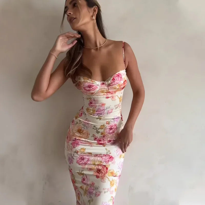 Sunkissed Petal Play Slip Mini Dress