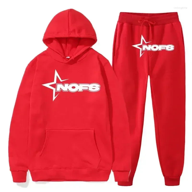 2025 Y2k Tracksuit Fashion Designer Nofs Tracksuits Men Sets Spring Sonoff Piece Running Autumn Sweatshirt Sport Joggers couple