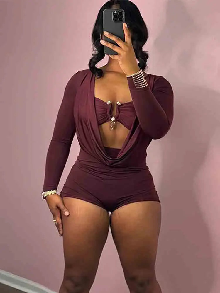 Starlust Coquette Set – Romper & Bra Combo