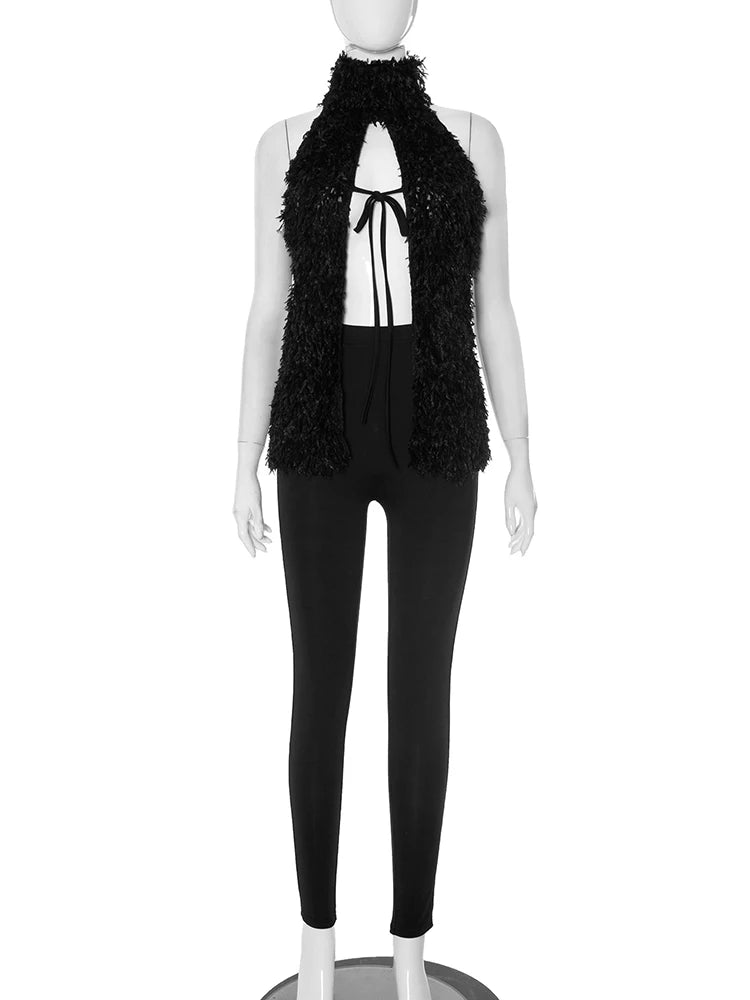 Luxe Knit Lace-Up 2-Piece Set