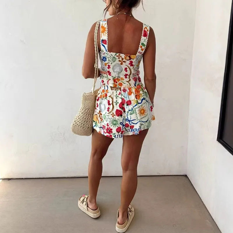 Vintage Muse Backless Co-Ord Set