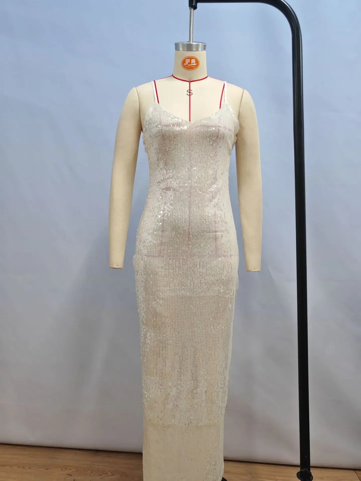 Shimmer Escape Sequin Long Dress