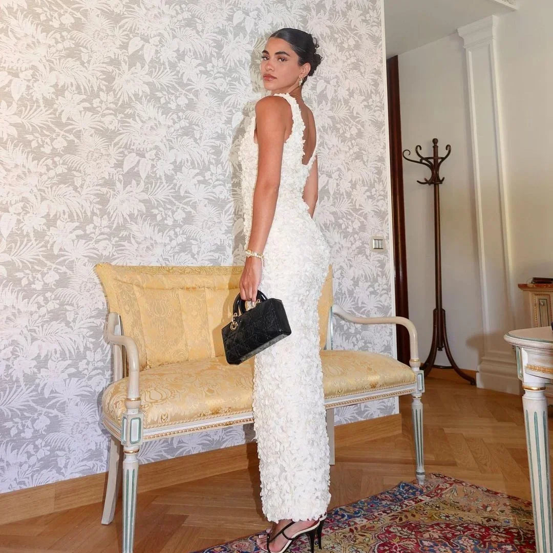 Blossom Luxe 3D Floral Maxi Dress