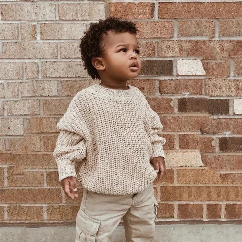 Autum Baby Sweater Loose Style Knitted