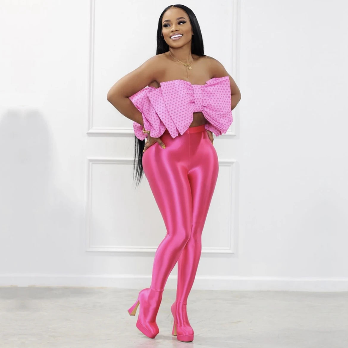 Barbie Bow Energy Strapless Top