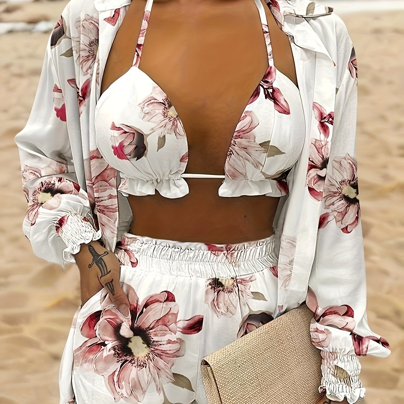 Women's Floral Glam Flex Three Piece Set