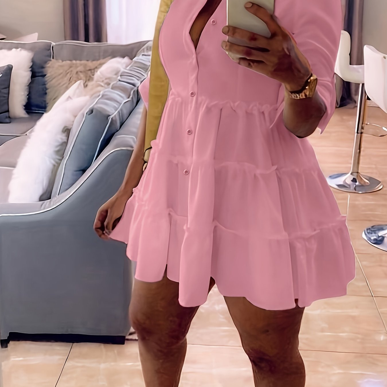 Elegant Chic Whisper Shirt Dress