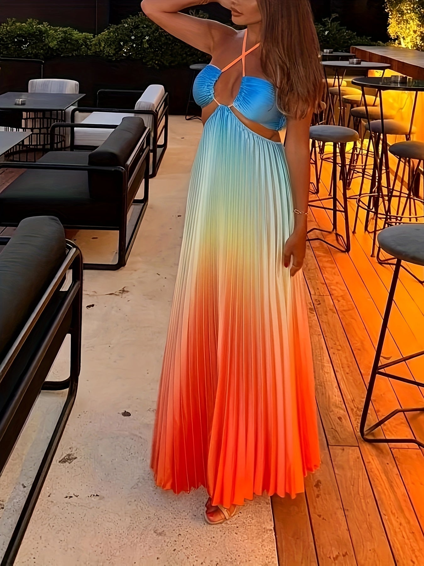 Sunset Silhouettes – Captures the essence of evening elegance