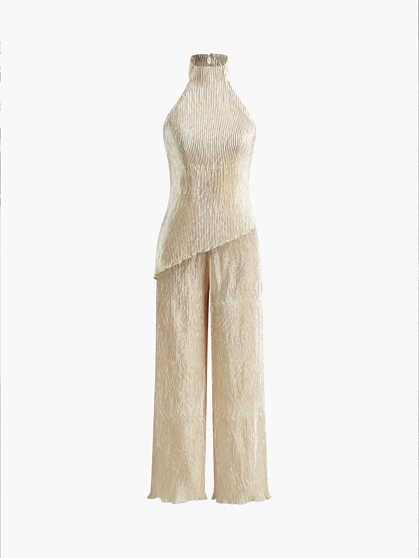 Women's Effortless Chic Off-the-Shoulder & Wide-Leg Set