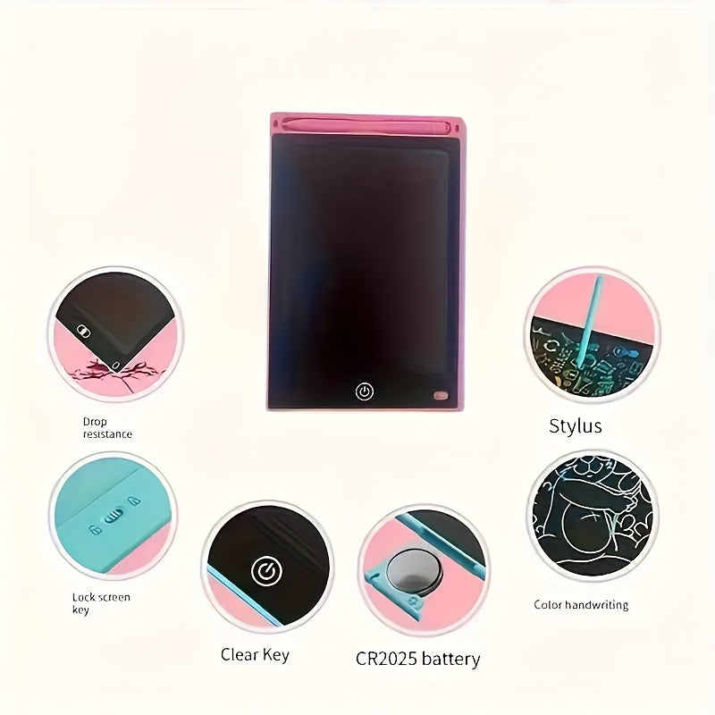 21.59cm LCD Writing Tablet - Portable Electronic Doodle Board with Stylus