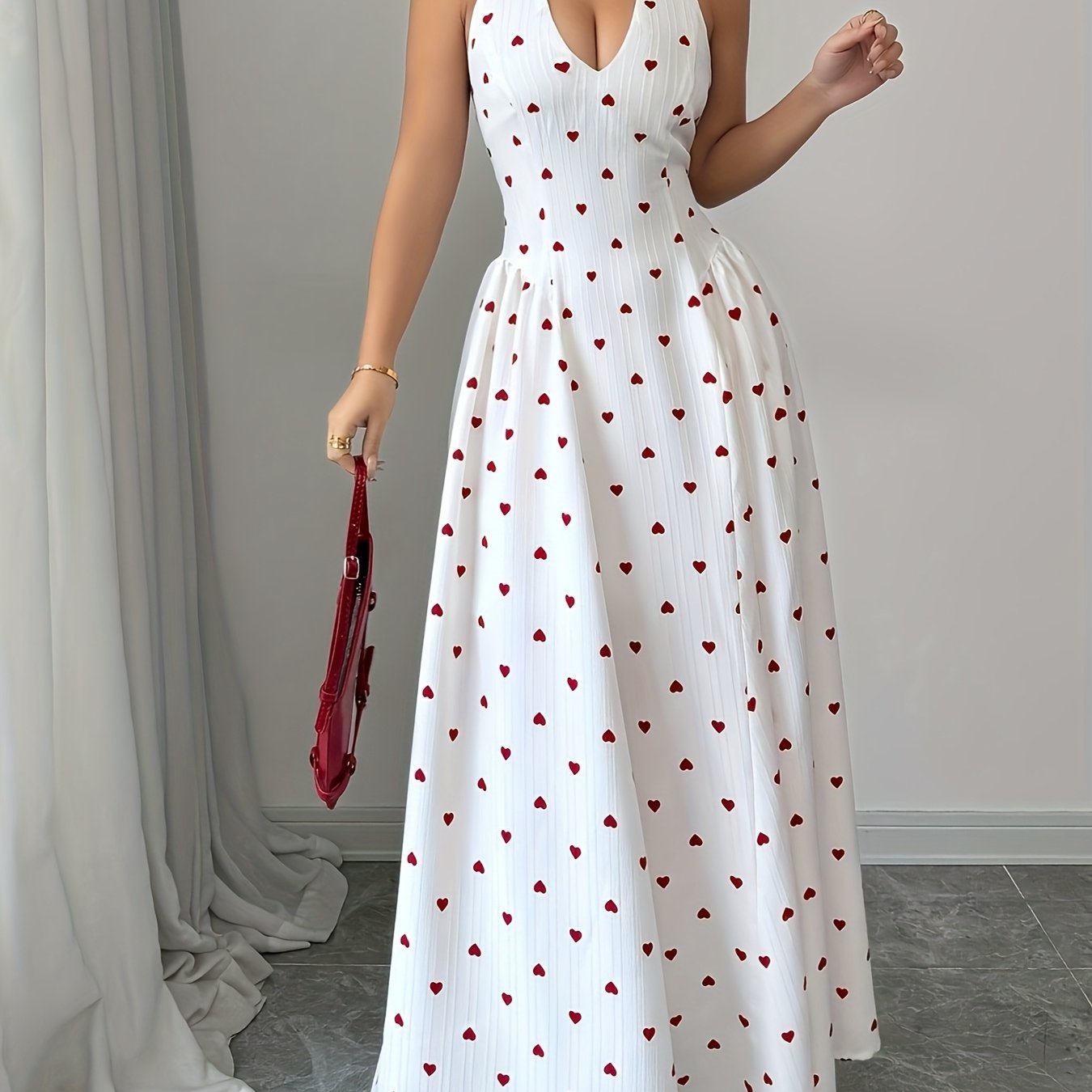 Elegant Honey Heart Dress