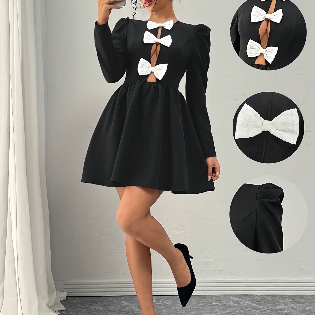 Elegant Women's Timeless Twist – Black Edition