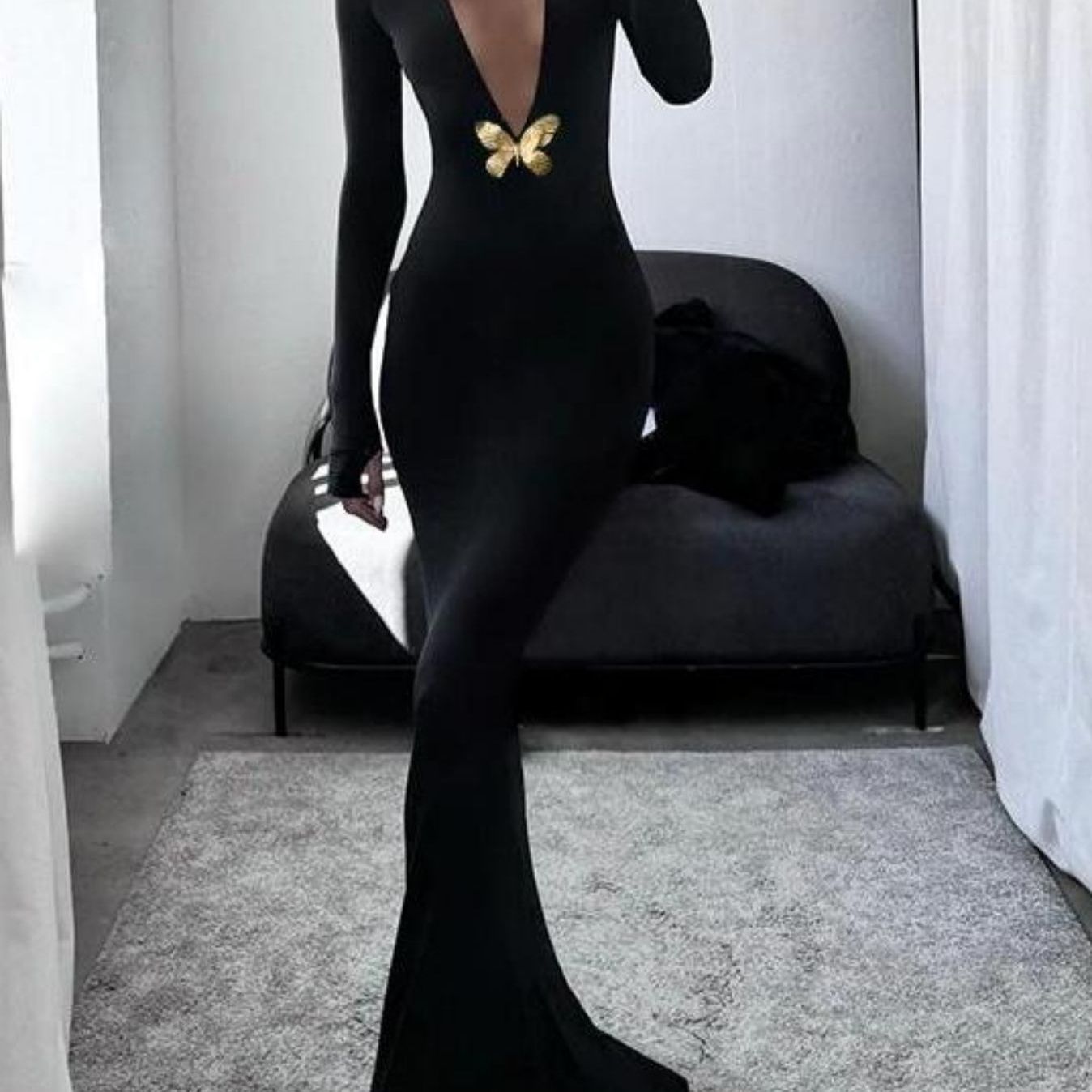 Siren Allure Knit Maxi Dress