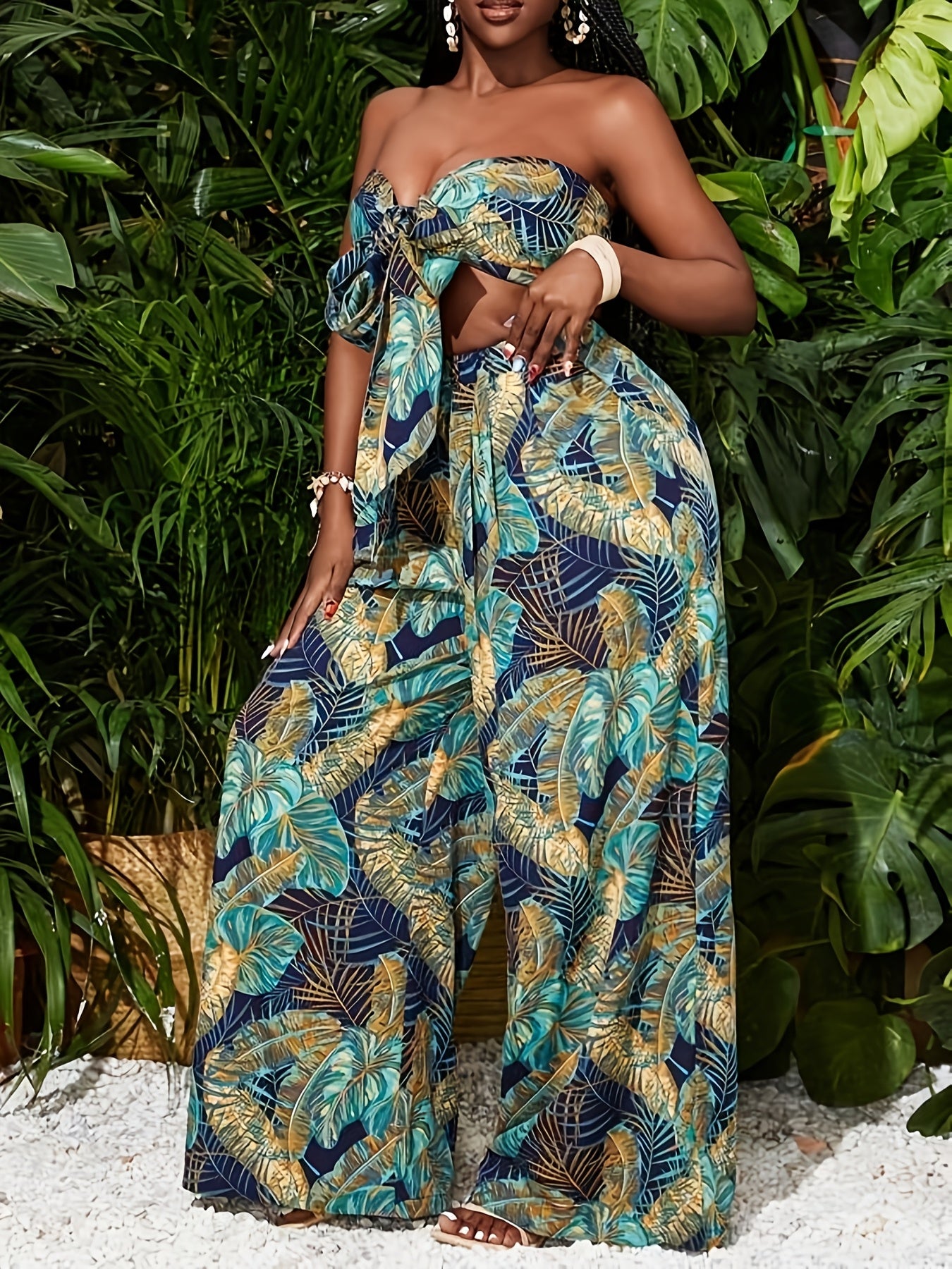 Wanderlust Floral Bohemian Print Two-Piece Set
