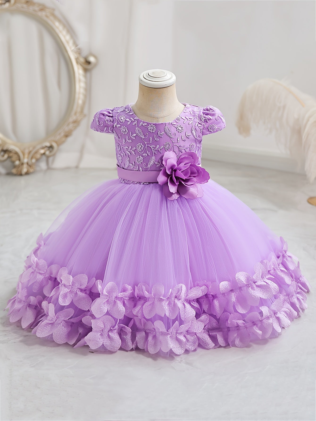 Cute Baby Girls Kids Performance Dress